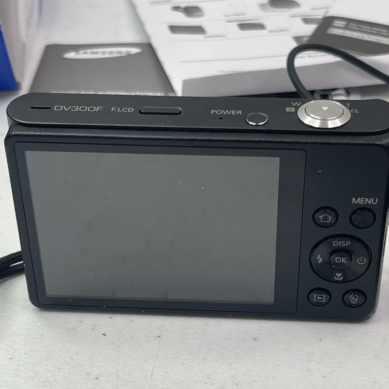 Samsung Digital Camera DV300F 16.1MP Selfie Screen Black Tested