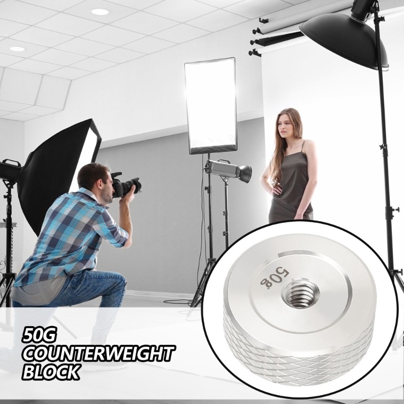 50g Stainless Steel Weight Block for Camera Stabilizer Balance Adjustment
