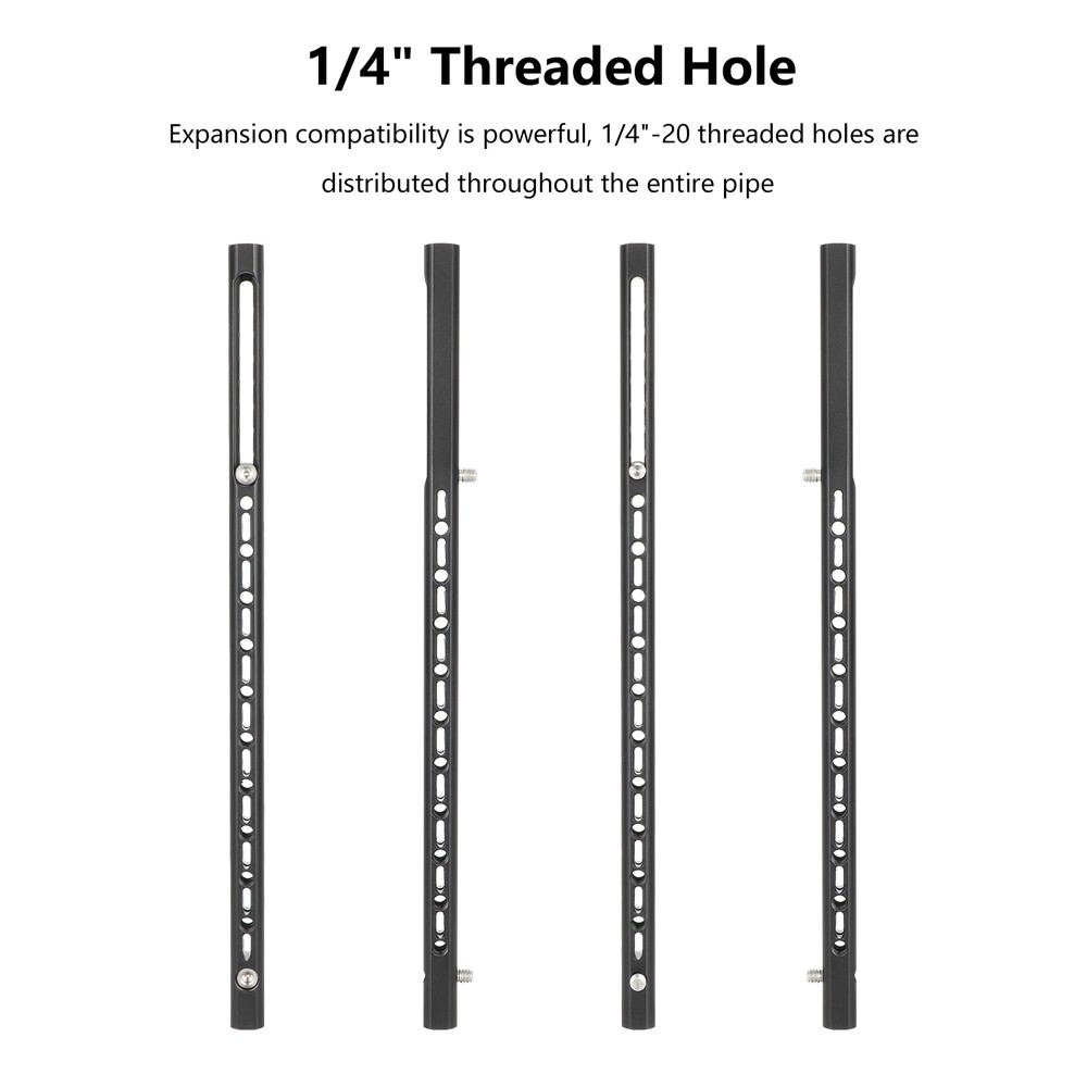 CAMVATE 11.8″ Length Support Bar with Mounting Slot & Screws for 15mm Rod System