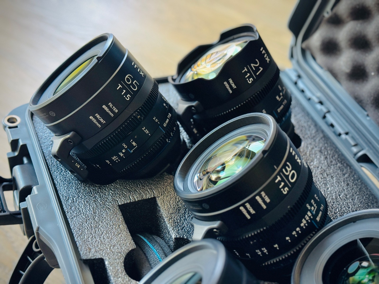 IRIX Cine Prime Lens Set – 5 Focal Lengths, PL Mount, BRAND NEW, Never Used!