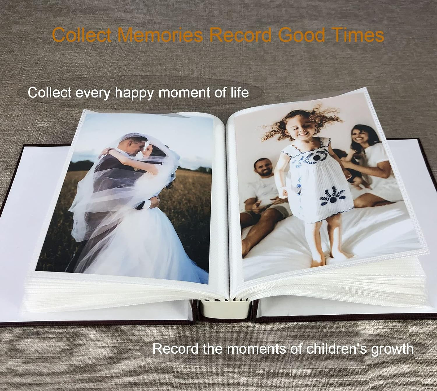Small Photo Album 4×6 100 Photos 50 Pages Picture Portfolio Folder Art Book Stor
