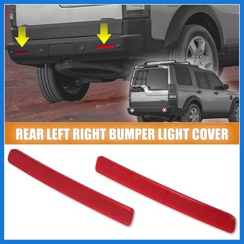 1 Pair Rear Left Right Bumper Reflector Light Cover for Range Rover Sport L320