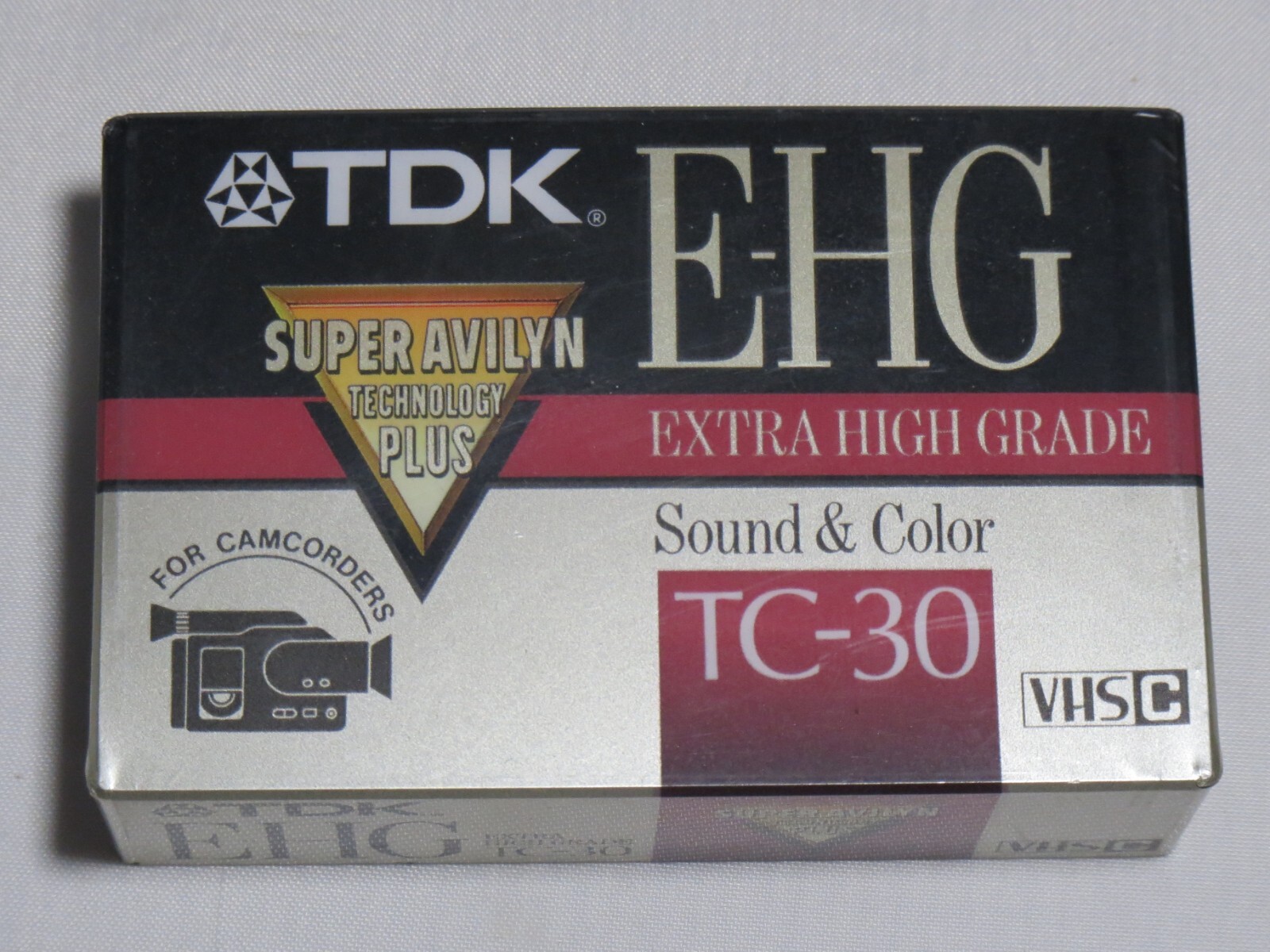 TDK Compact VHS-C EHG 30/90 minute NOS Blank Camcorder Tape