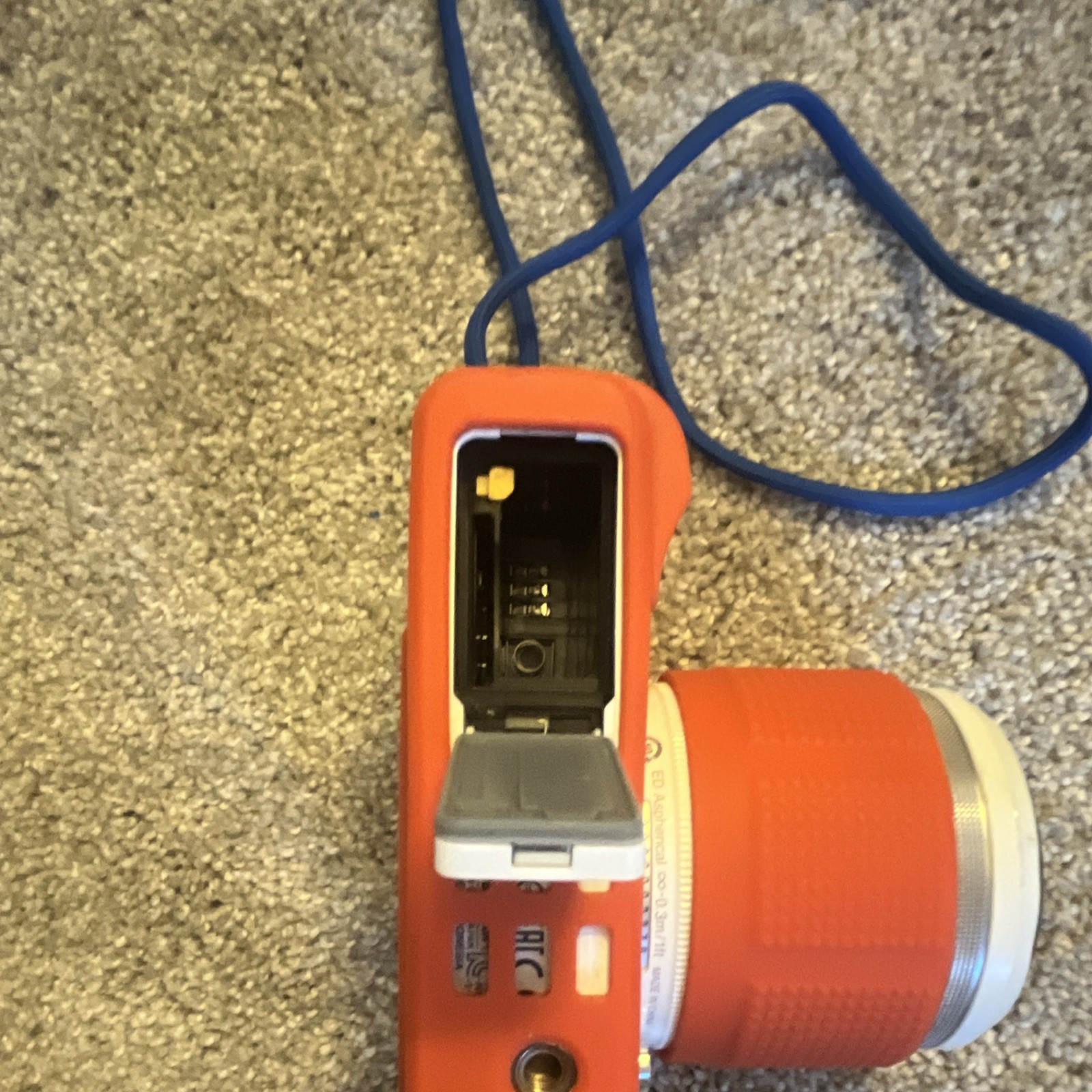 Nikon 1 AW1 Orange 14.2MP Waterproof Wi‑Fi w/ 10-27.5mm Lens Batteries
