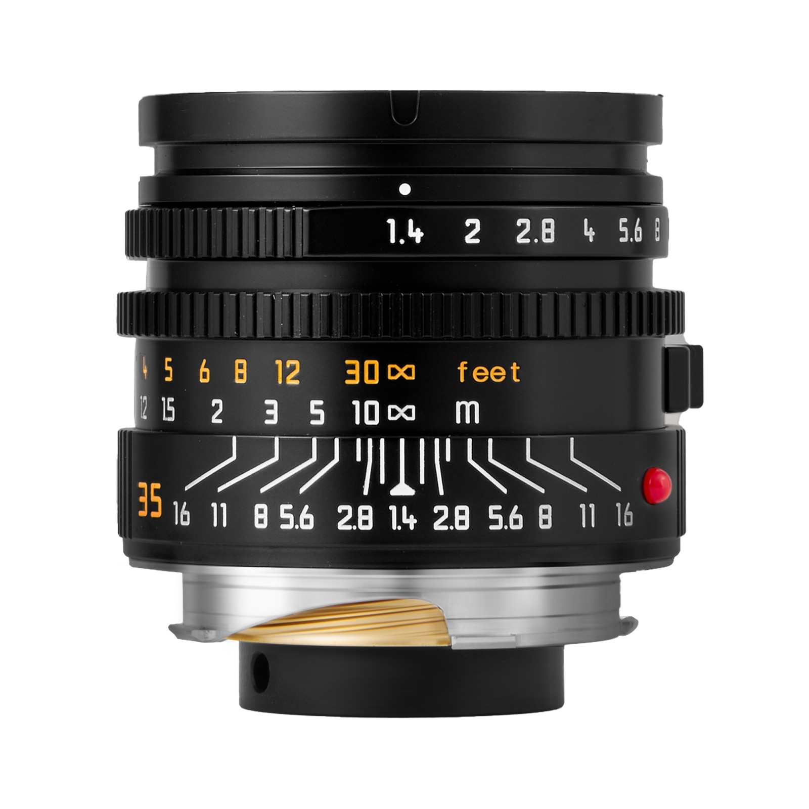 LIGHT LENS LAB 35mm F1.4 AA Aspherical 11873 Lens for Leica M SUMMILUX Black