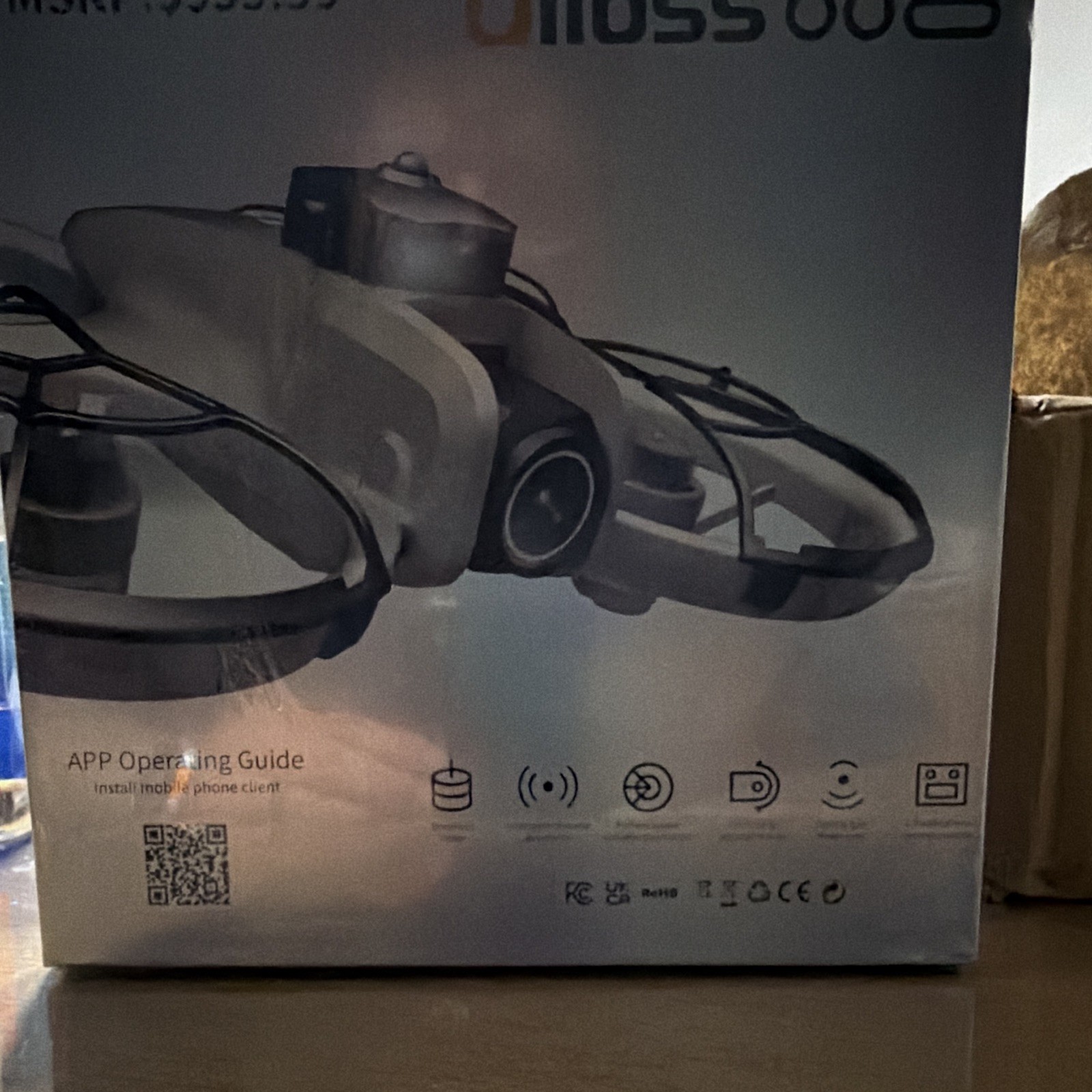 998.59 Ready-to-Fly Mini Camera Drone w/ 1080p Wi-Fi App Control 10min 100m