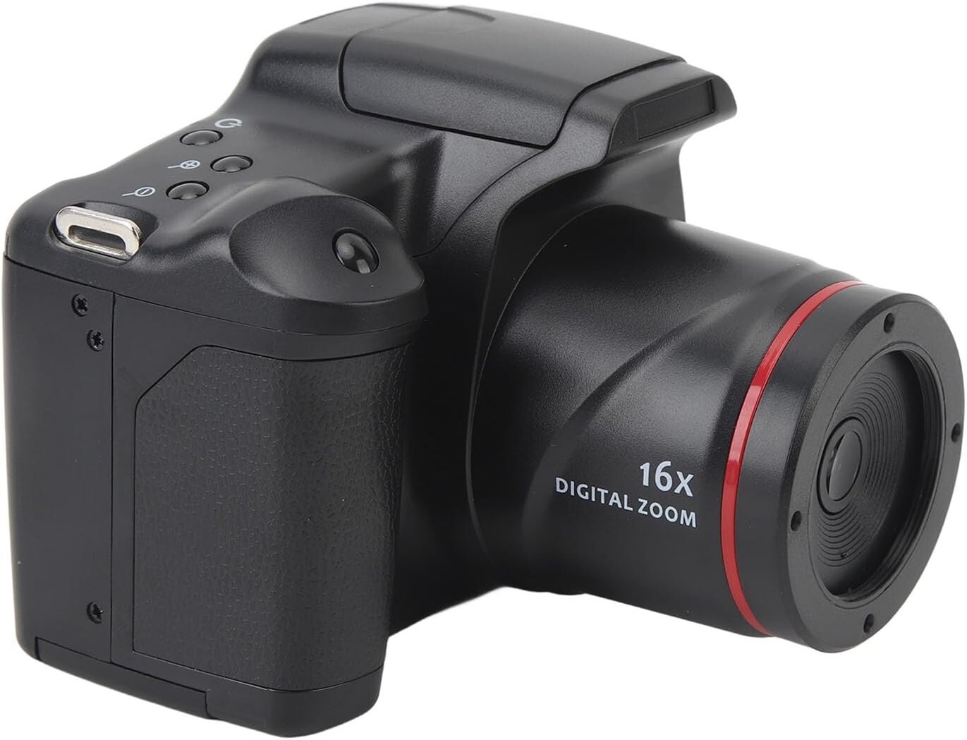Digital Camera for Photography,Auto Focus 4K Camera with Built in Flash Lamp,16x