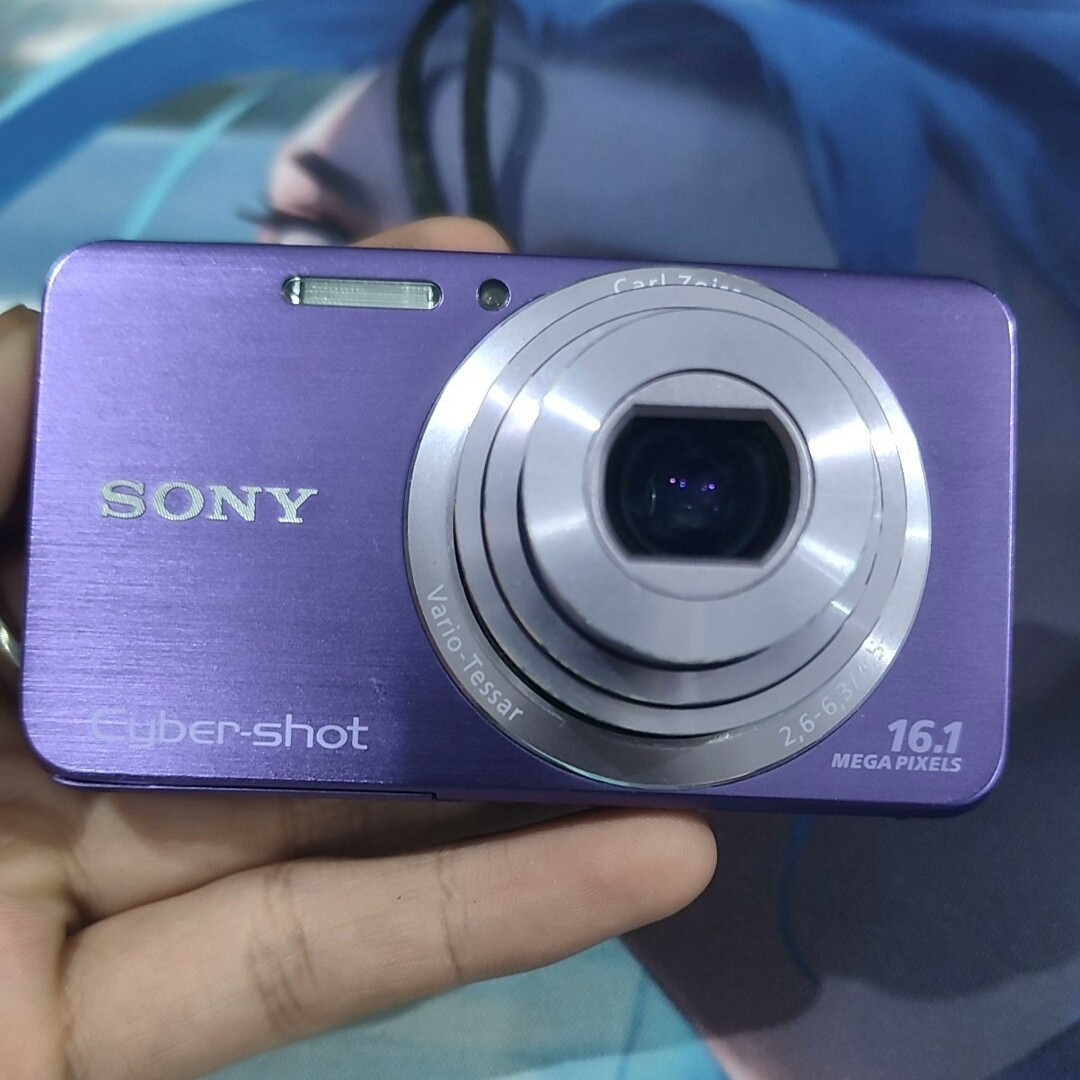 Purple SONY Cyber shot DSC-W630 Digital Camera 16.1 MP 5x Optical Zoom English