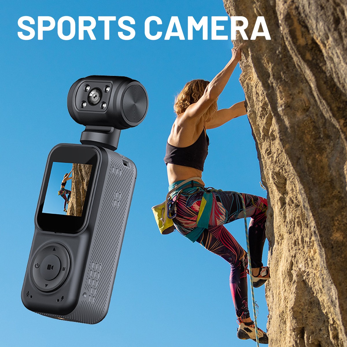 4K/2K HD WiFi Pocket Action Mini Body Camera Audio & Video Recording Sports Cam