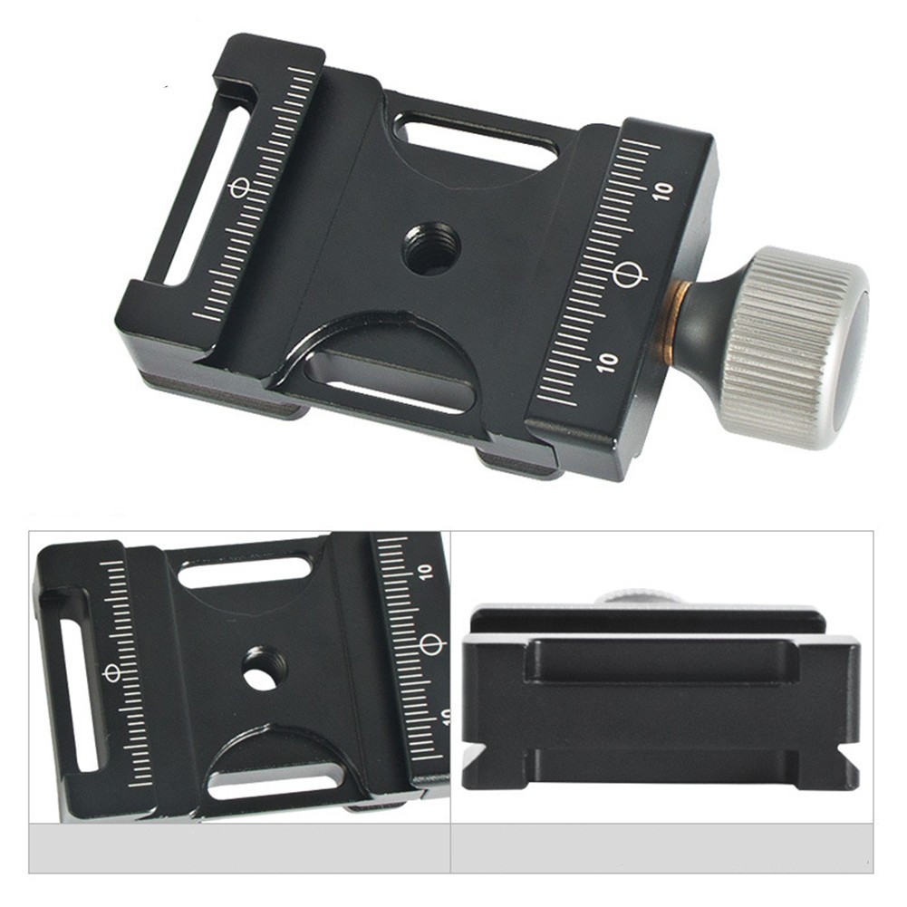 38mm Universal 1/4″ Screw Camera Tripod Quick Release Clamp Mount For Arca Swiss