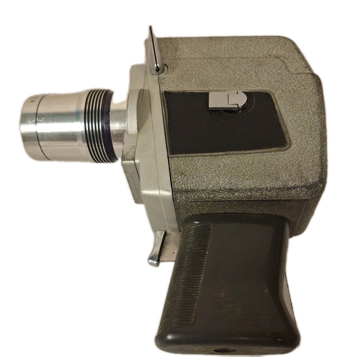 1970’s – Keystone K-712 Zoom Electric Eye 8MM Movie Camera – With Grip Works!