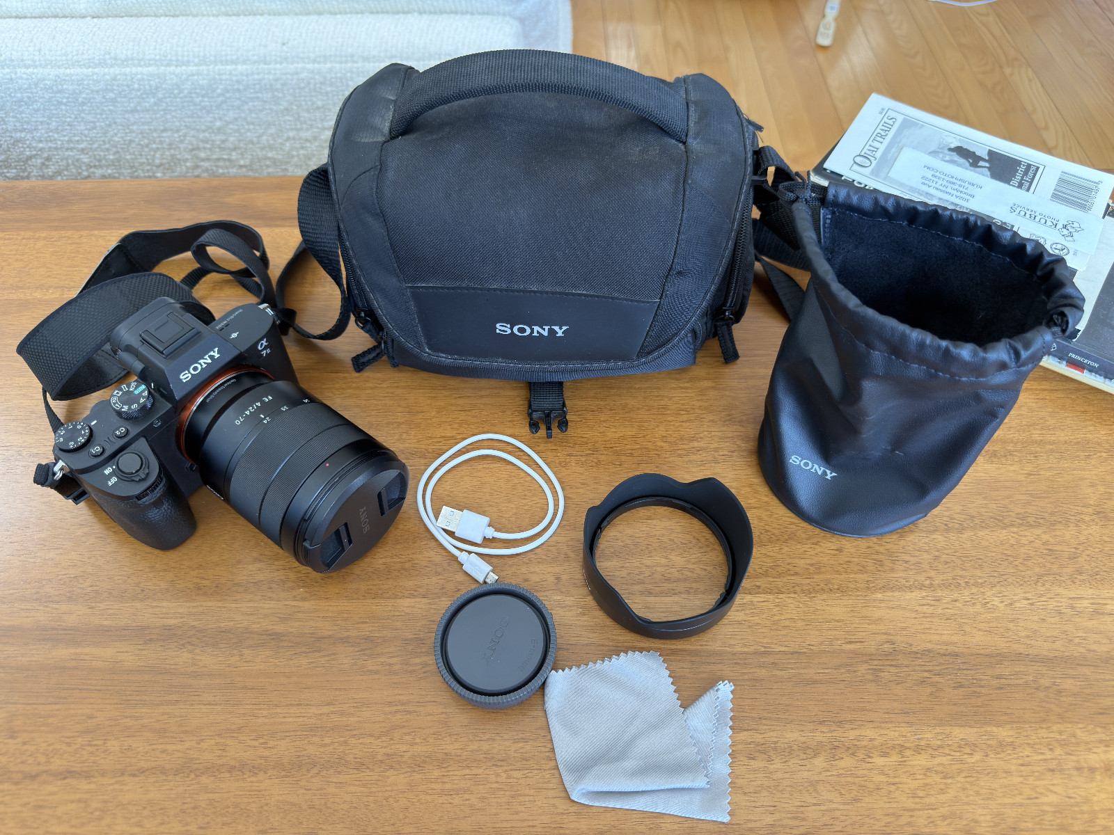 Sony Alpha a7 II ILCE-7M2 24MP Full-Frame Mirrorless + FE 24-70mm f/4 ZA OSS