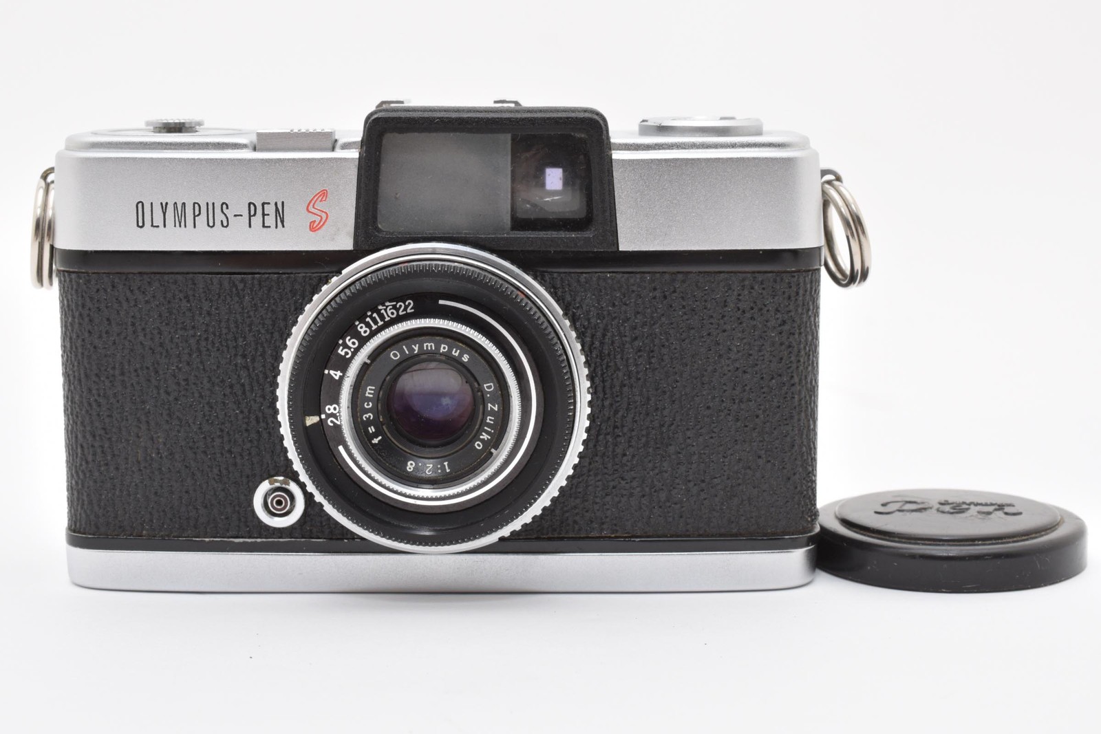 [Exc+5] OLYMPUS PEN S PENS Half Frame 35mm Film Camera From JAPAN