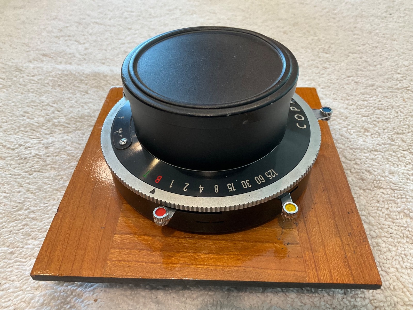 Burke & James B&J 360mm f/6.8 Large Format Lens in Copal No. 3 Shutter Wood Boar