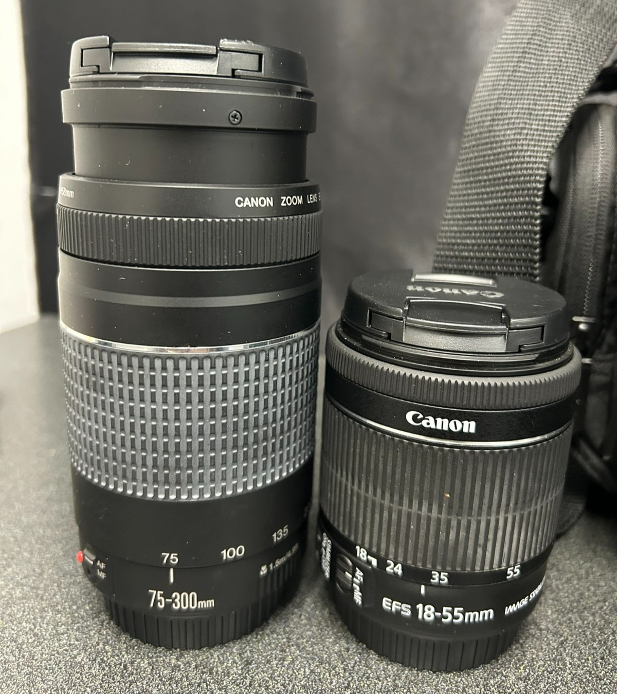 Canon EOS Rebel T5i 700D Digital Camera W/Canon Len(s) 75-300mm + 18-55mm Bundle