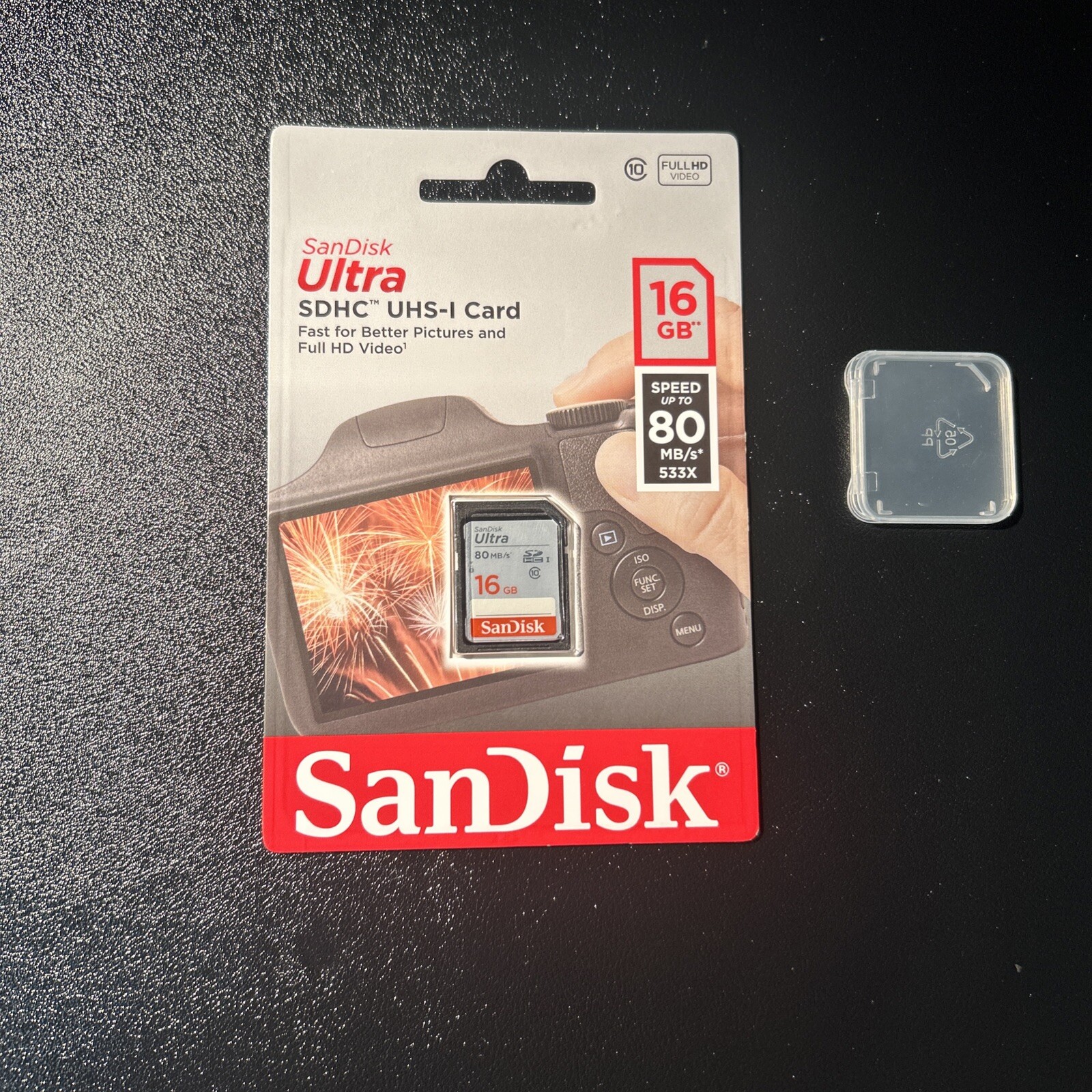 SanDisk 16GB Ultra SDHC Memory Card 80MB/s