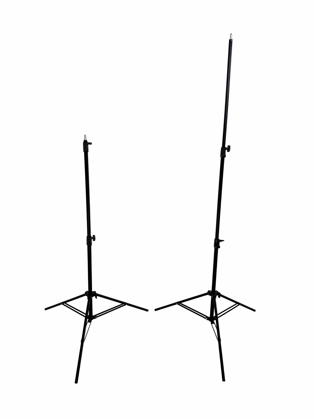 2 Pack Photography Tripod Light Stand 6.5 Ft Compact For Photo & Video Lights