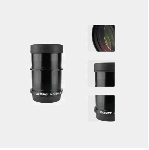 SVBONY Focal Reducer, M54X1 Field Flattener, Telescope Accessory for SV503 102mm
