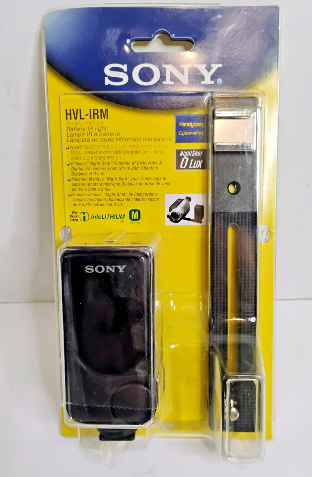 Sony HVL-IRM IR Infrared LIGHT Battery Powered GHOST HUNTING Handycam NEW SEALED