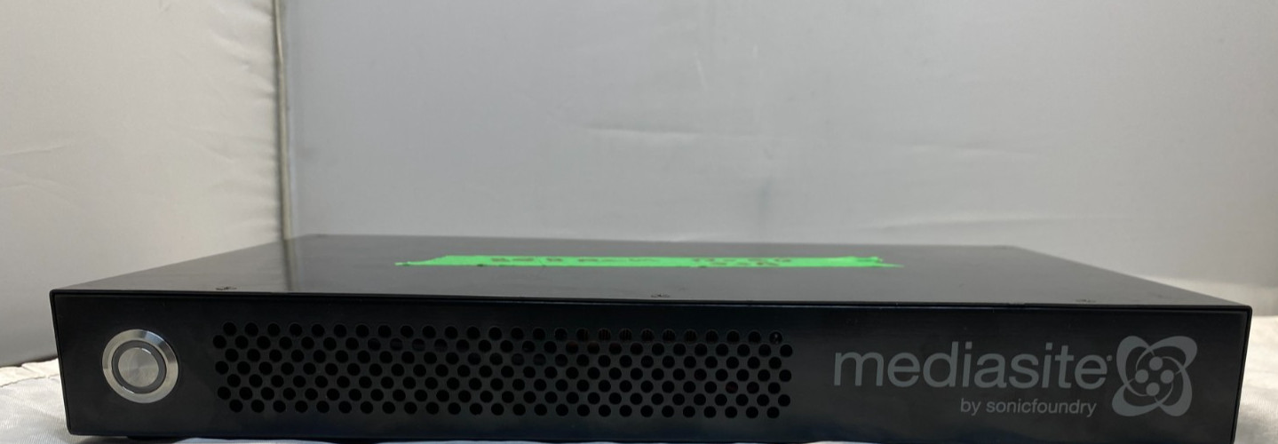 Mediasite MSL-CSR-220-R0, 8gb ram 120 SSD ,, NO OS, Video Streamer and Recorder