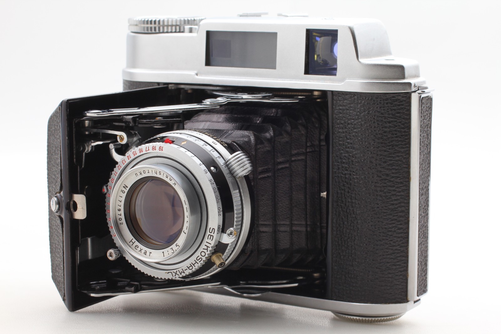 CLA’d [MINT] Konica Pearl IV Rangefinder Film Camera 6×4.5 Hexar 75mm F3.5 JAPAN