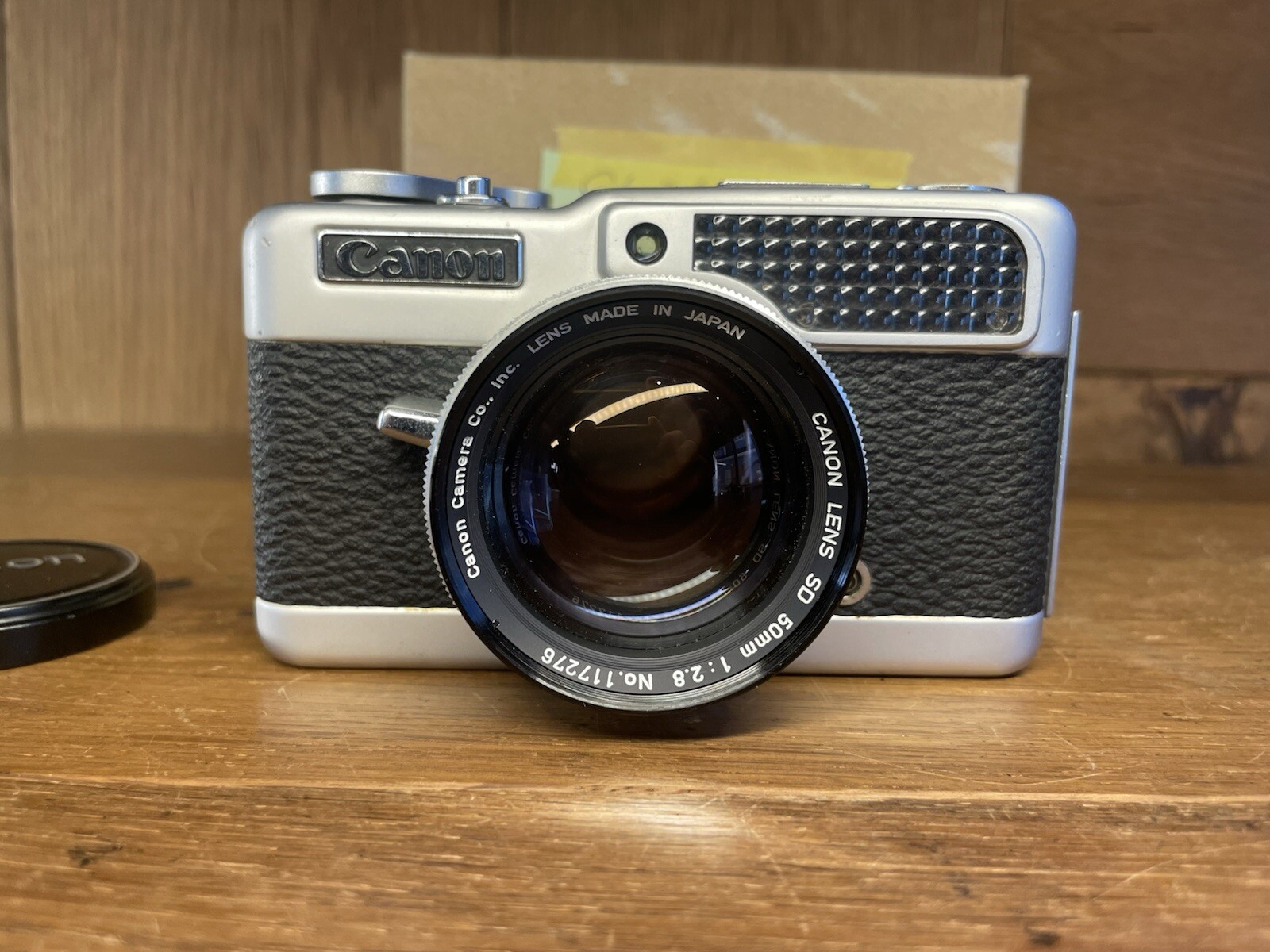 *Near Mint* Canon Demi C Half Frame Film Camera SD 50mm 28mm F/2.8 Lens From JPN