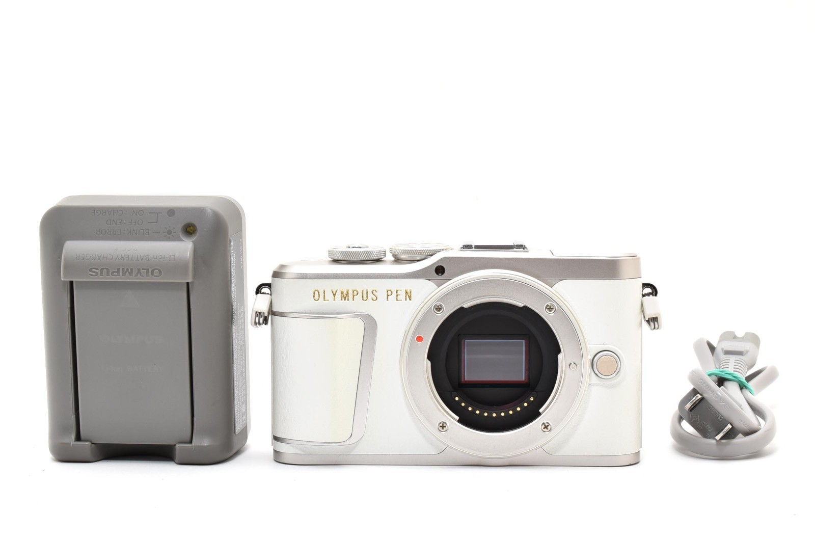 Exc+++ Olympus Pen E-PL9 16.1 MP Digital Camera Body White Tested Japan SC:32593