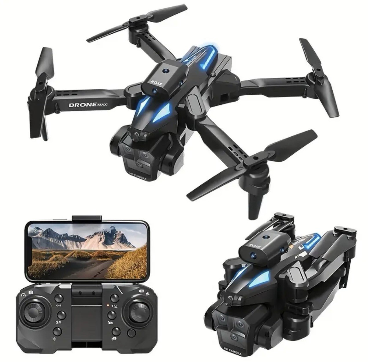 2025 C10 Professional Drone 3 Adjustable Cameras Obstacle Avoidance Hover