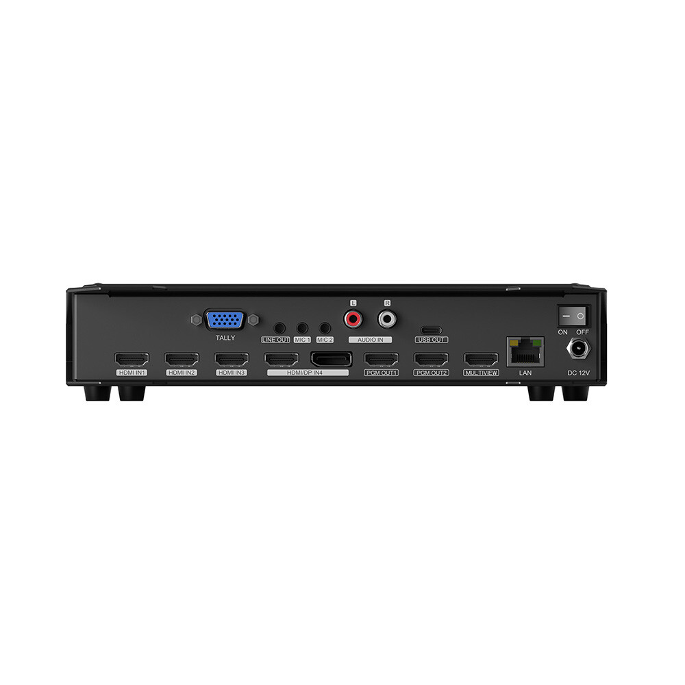 AVMATRIX HVS0401U 4 -CH HDMI/DP Video Switcher PC Remote Control Live Streaming