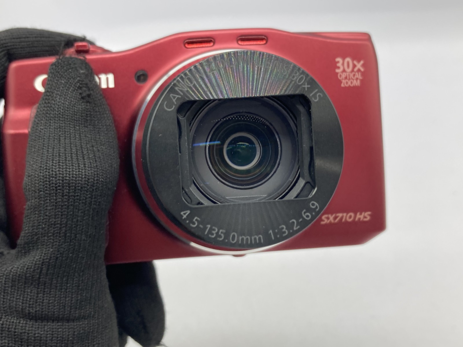 Excellent Canon PowerShot SX710 HS red 20.3 MP Digital Camera 3832