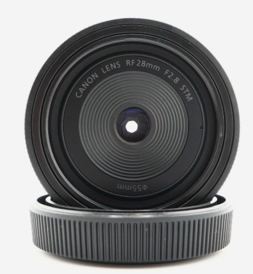 Canon RF 28mm f/2.8 STM Pancake Prime Lens for Canon RF-mount 4512001304