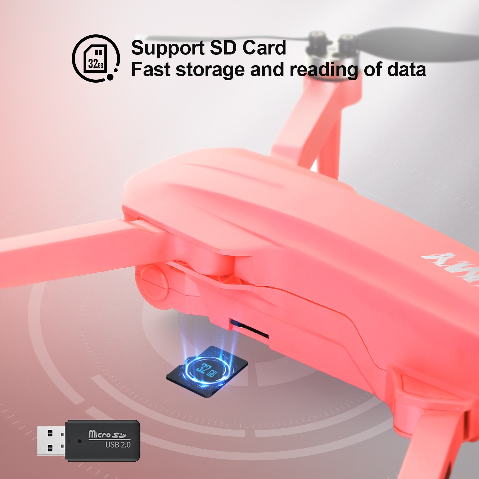 Drone with Camera 4K HD GPS Adult Beginner 5G Transmission Foldable Quadcopter
