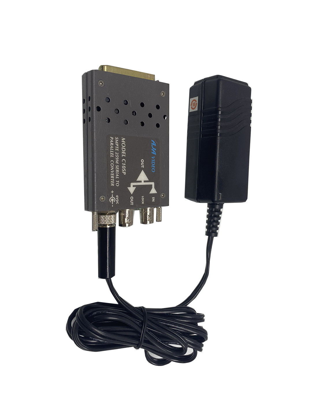 AJA C10SP Serial to Parallel Transcoder with power adapter