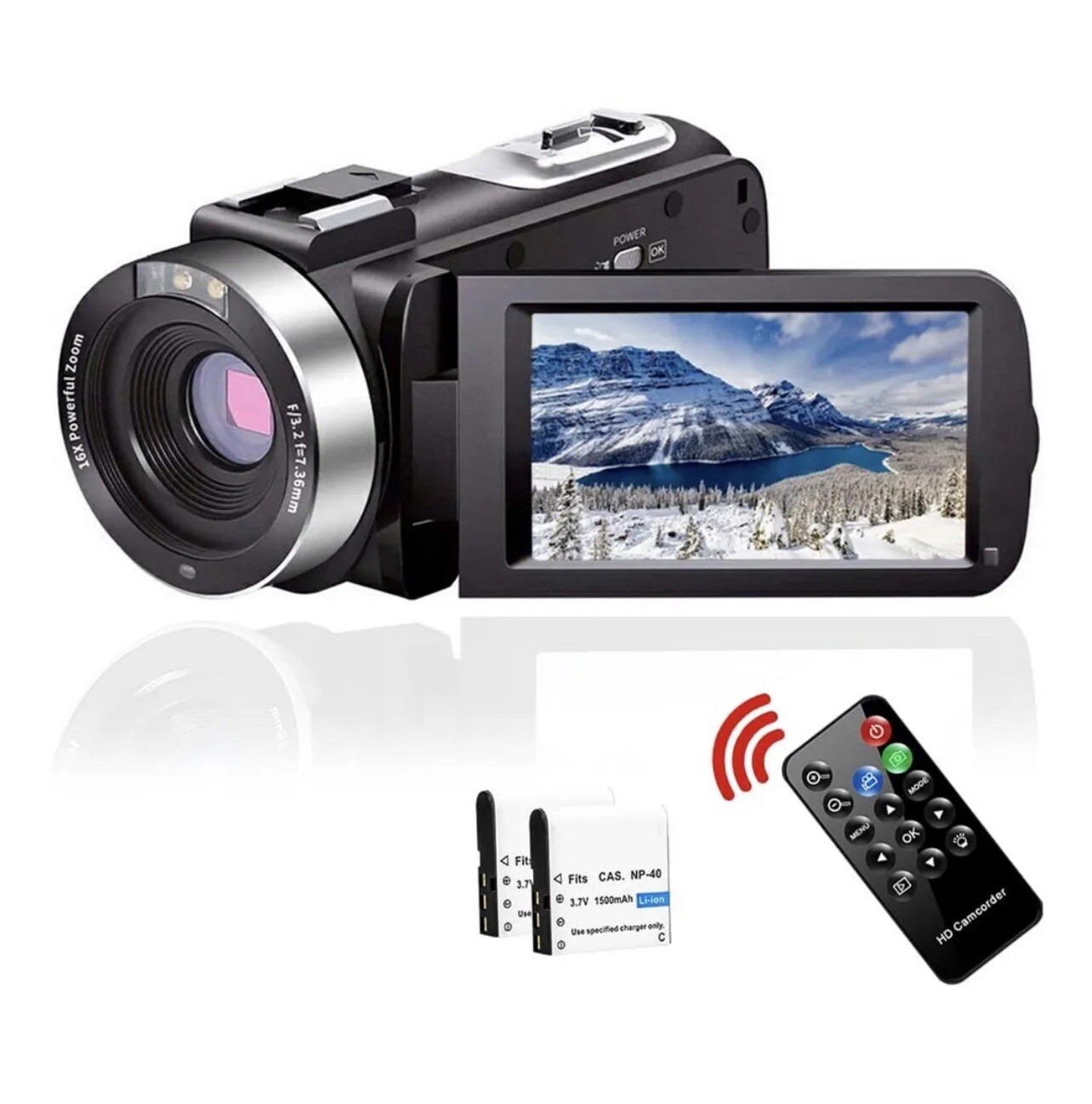 “Full HD 2.7K Camcorder with Night Vision for YouTube Vlogging”
