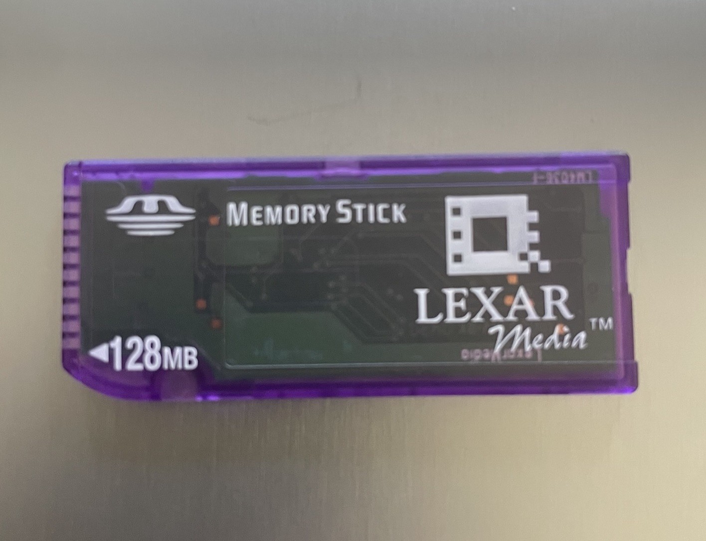 Lexar Media 256MB Memory Stick Select 128Mb Purple