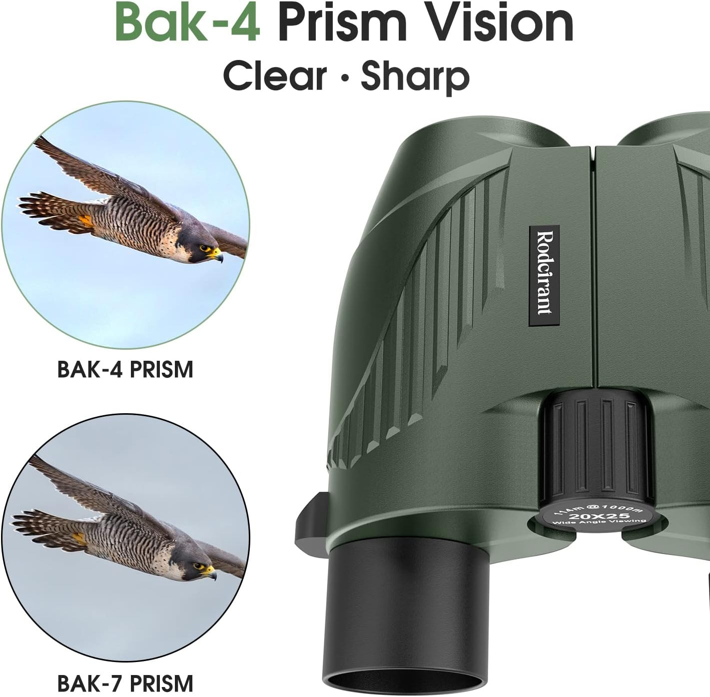 20X25 High Powered Binoculars for Adults,Compact HD Waterproof Durable and Clear