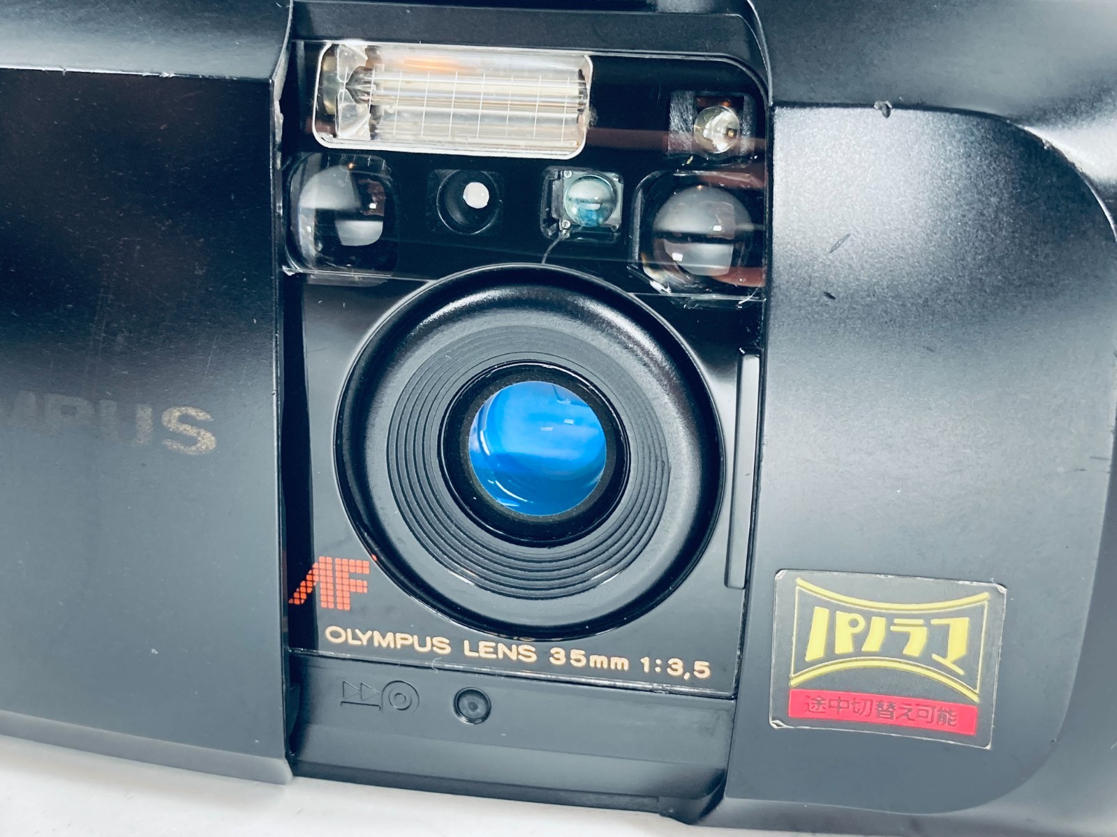 [NEAR MINT] Olympus μ mju Panorama black Point & Shoot Film Camera JAPAN