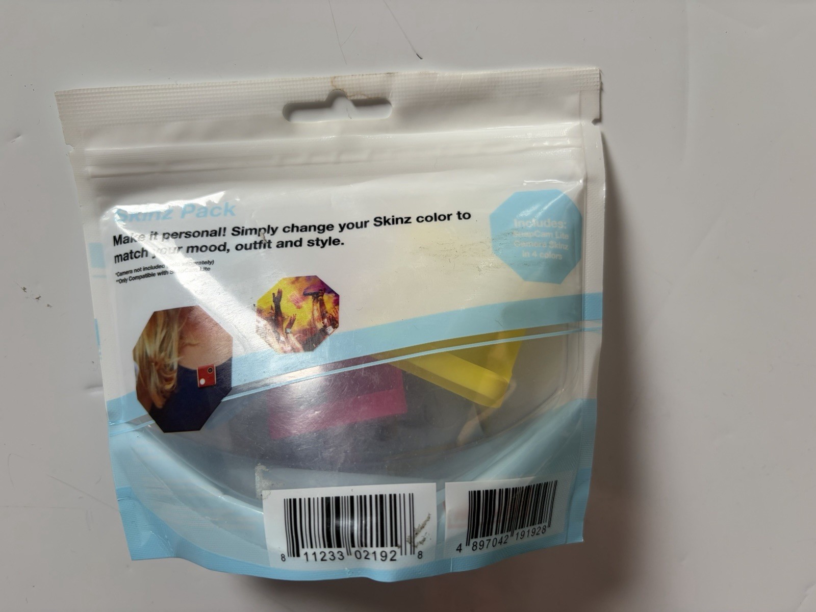 LOT OF 2 ion Snap Cam Lite tap n’ Snap Clip & Skinz Pack Only – no Camera