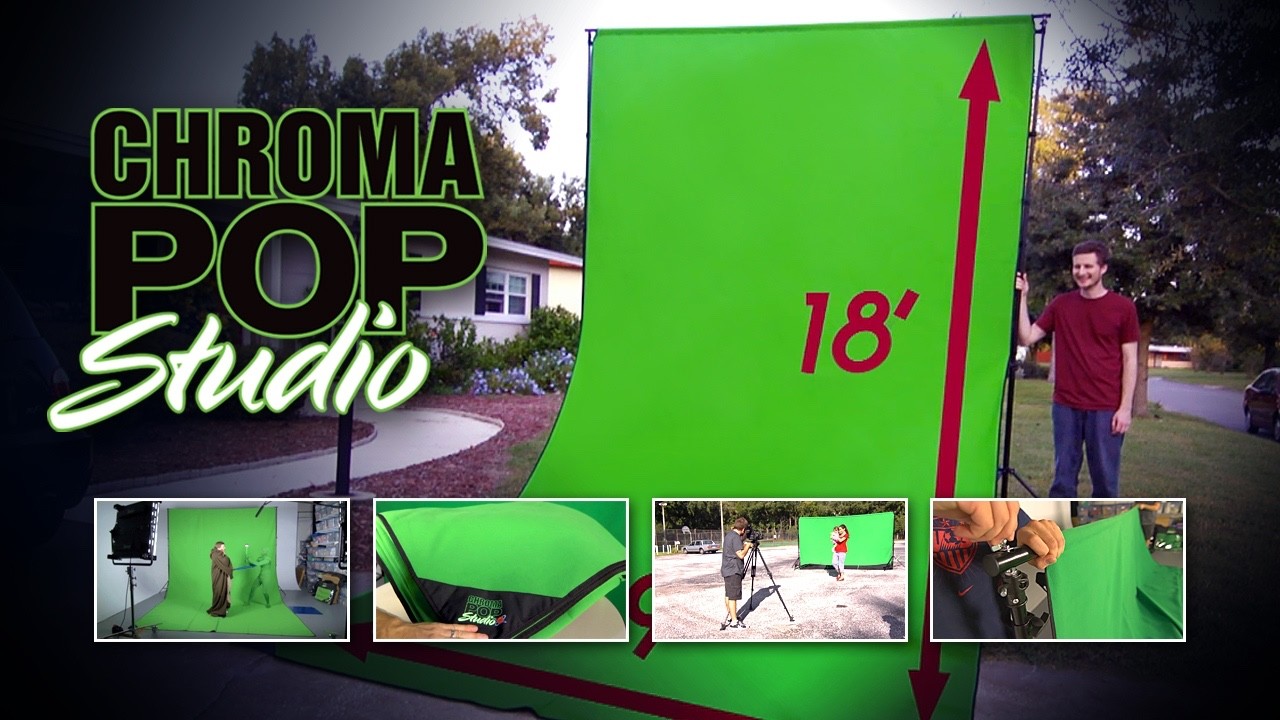 12 ft x 18 ft Heavy Duty Greenscreen Digital Juice