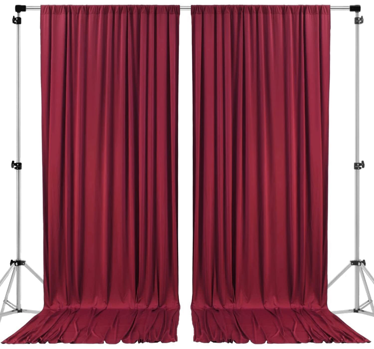 10 FEET X 8 FEET IFR POLYESTER BACKDROP DRAPES CURTAINS PANELS WITH ROD POCKETS