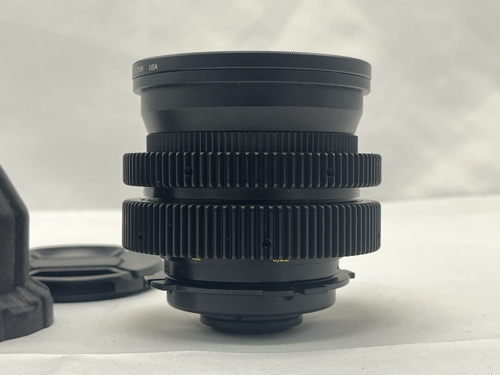 Iron Glass 28mm Vintage Cine Mod Mir-10a Lens with Violet Anamorphic Flare PL