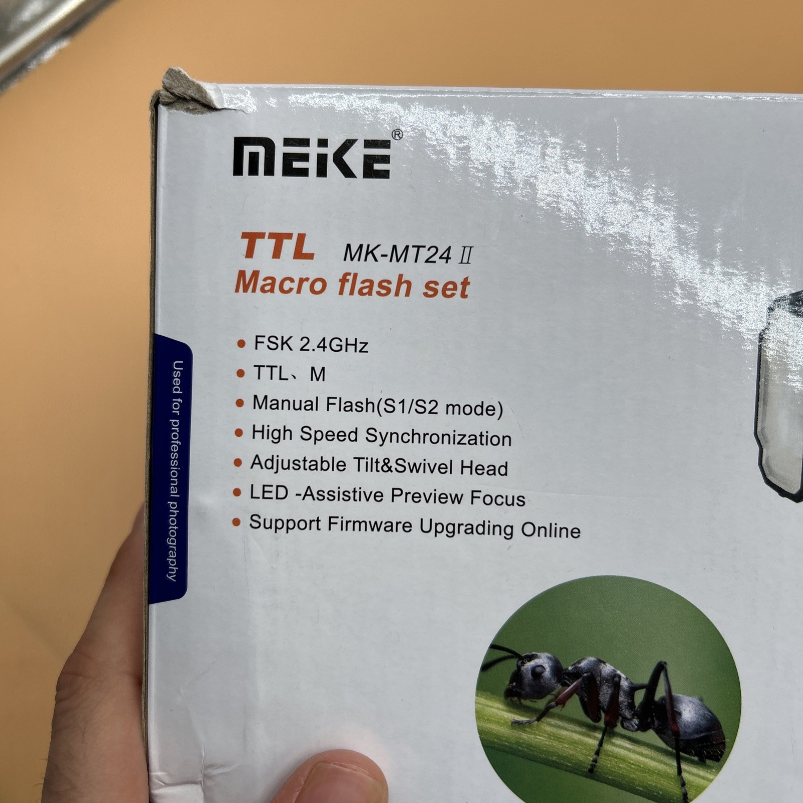 MEIKE MK-MT24 II Macro Twin Flash Light Speedlite For Canon Nikon Sony Cameras