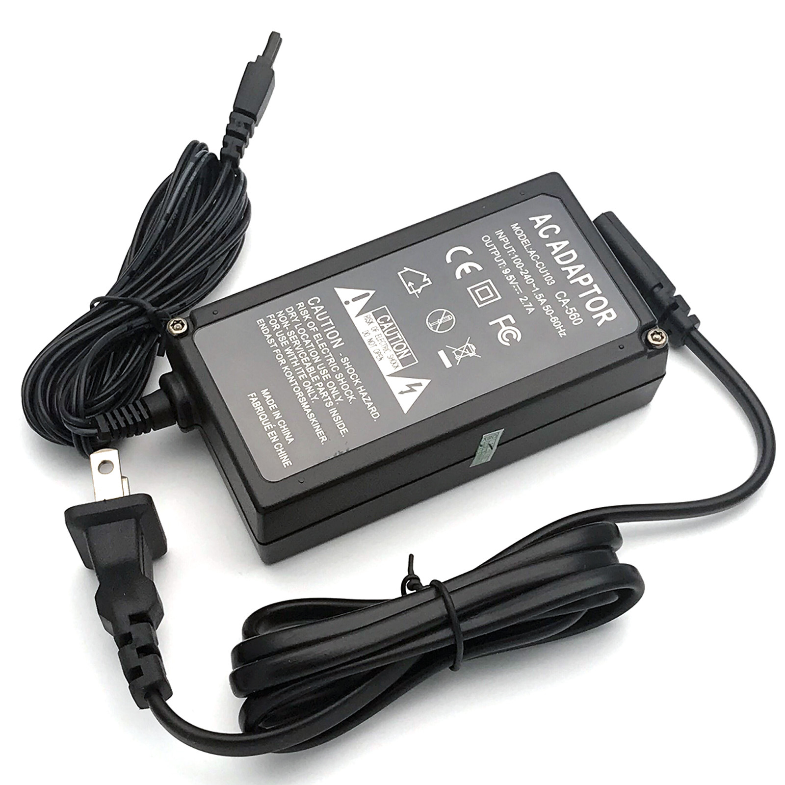 AC Adapter for Canon OPTURA ZR10 ZR25MC ZR30MC PI 100MC 200MC Camcorder Power