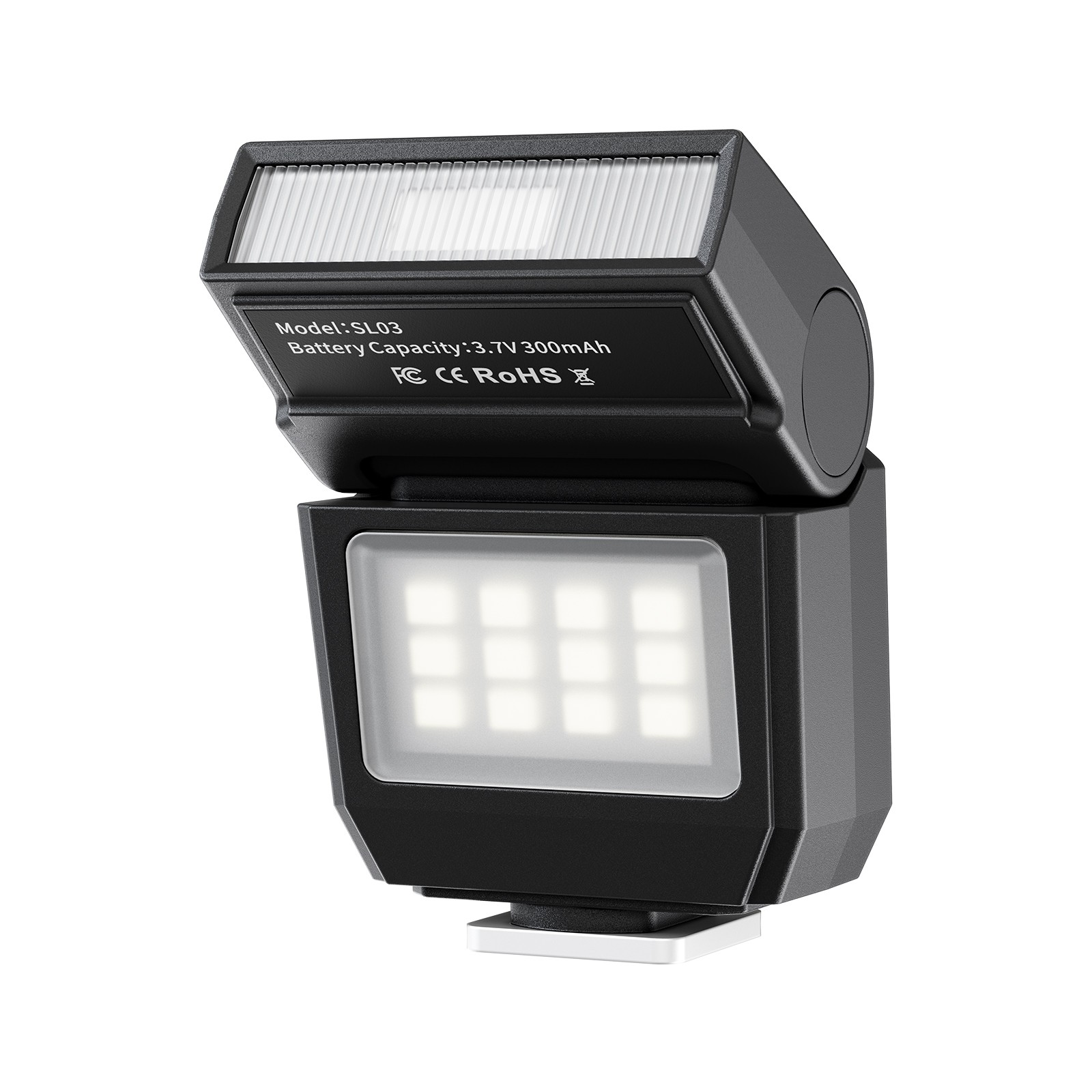 Ulanzi SL03 Spark Lite Camera Flash LED Fill Light 90° Adjustable