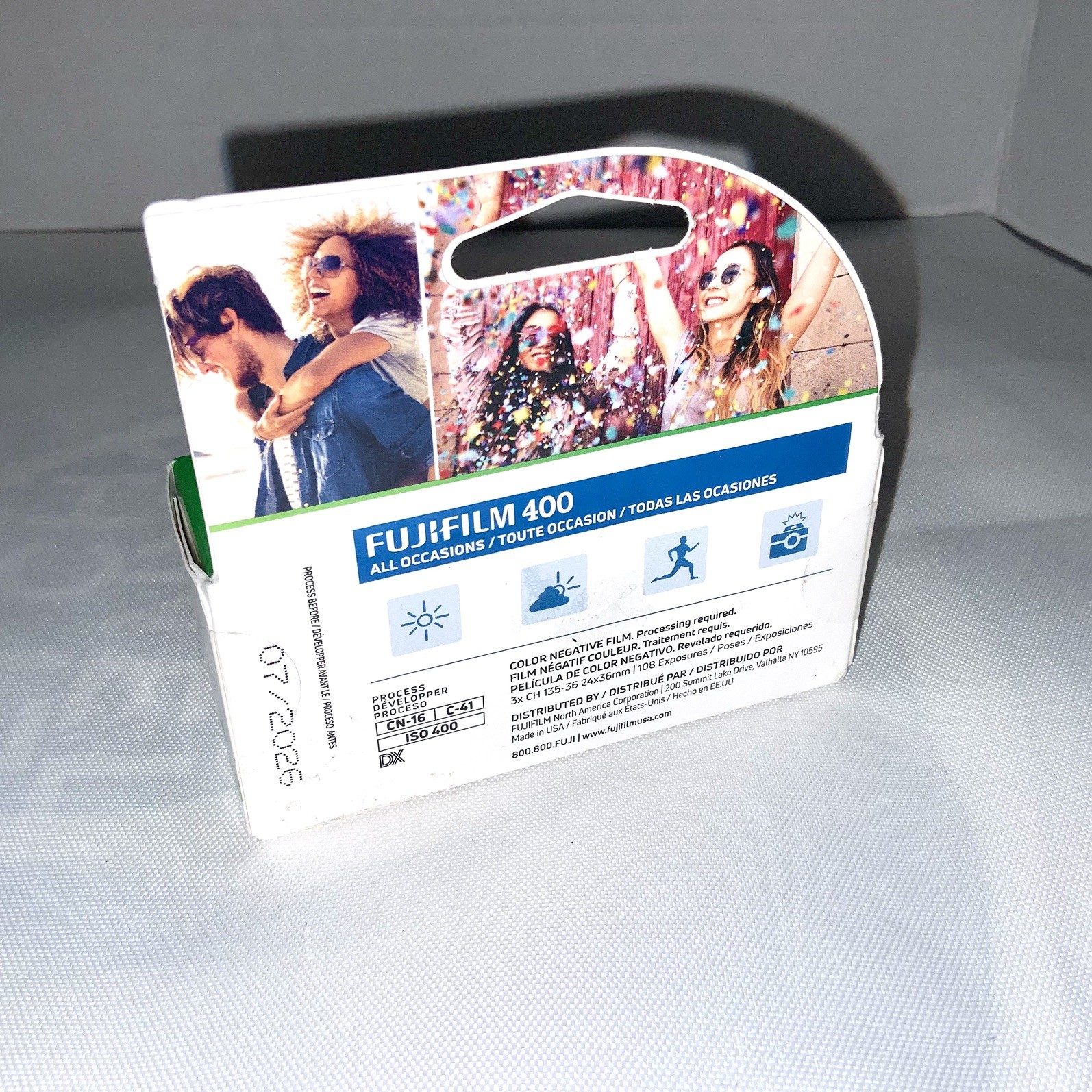 FUJIFILM 400 Color Negative Film (3-Pack, 35mm Roll Film, 36 Exposures) 07/2026