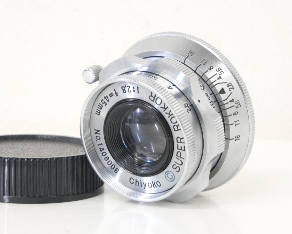 [Exc+5] MINOLTA Chiyoko Super ROKKOR 45mm f/2.8 L39 Leica screw Lens From JAPAN