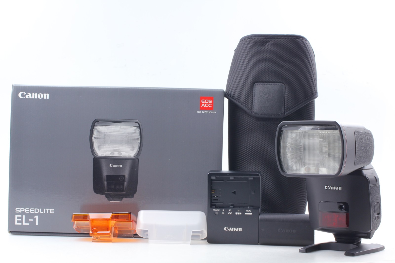【Unused in BOX】 Canon Speedlite EL-1 E-TTL / E-TTL II Flash Batteries From JAPAN