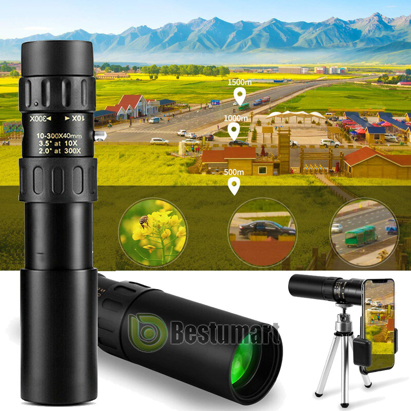 Phone Camera Lens Kit For iPhone Smartphone 300 X 40mm Telephoto Zoom Monoculars