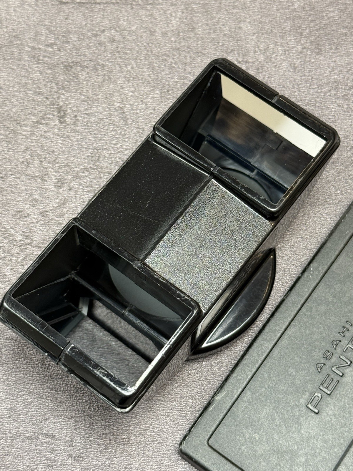 ASAHI PENTAX STEREO ADAPTER 49mm with Original Cover & VIEWER II Japan
