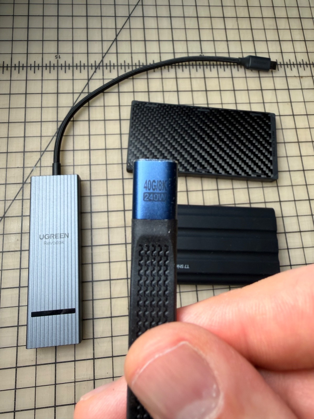 iPhone ProRes Video Rig Bundle – Samsung T7 Shield 2TB Nitecore 10K Hub MagSafe